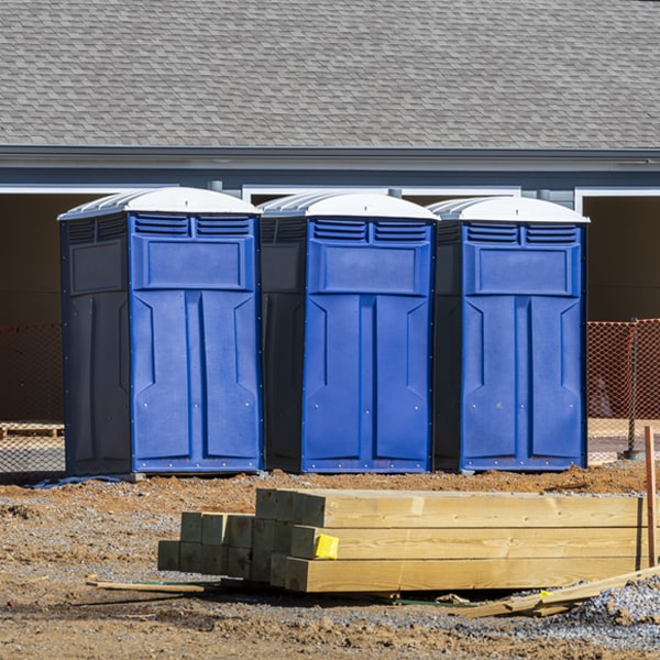 can i customize the exterior of the portable toilets with my event logo or branding in Davis Junction